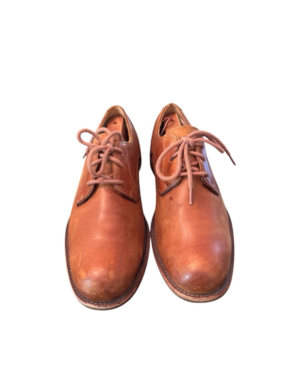 UGG Men's Hixson Oxford Brown Leather Shoes - Picture 7 of 10